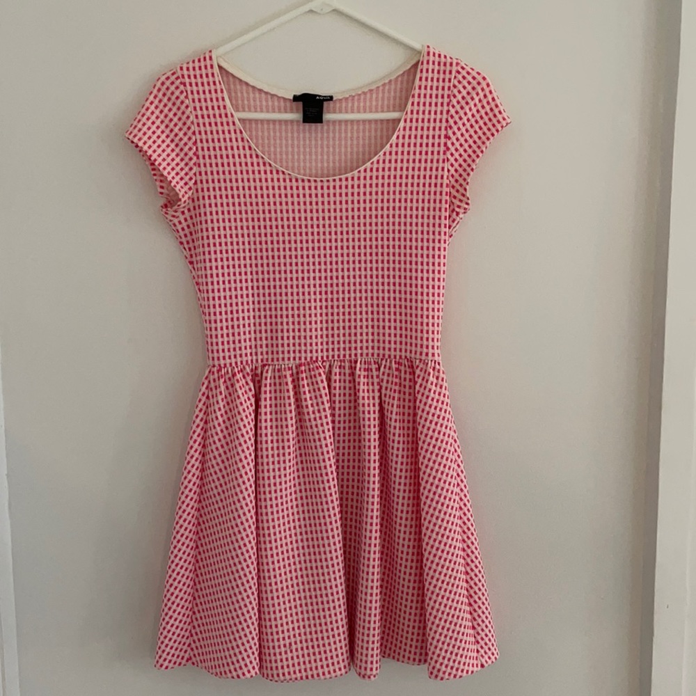 Aqua dress pink S